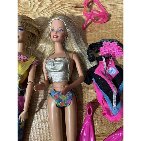 Vintage Mega Barbie Bundle• 3 Blonde Barbies• Ocean Ready! Baywatch Lifeguard! - Picture 4 of 10